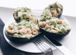 gevulde avocado garnalen