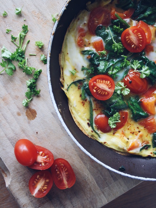Ontbijten met eiwitten doe je met een omelet