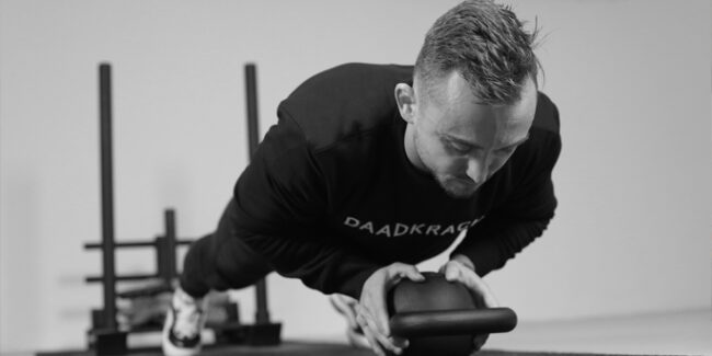 oefeningen met een kettlebell