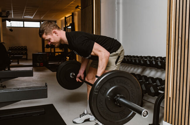 bovenlichaam trainen - bent over row